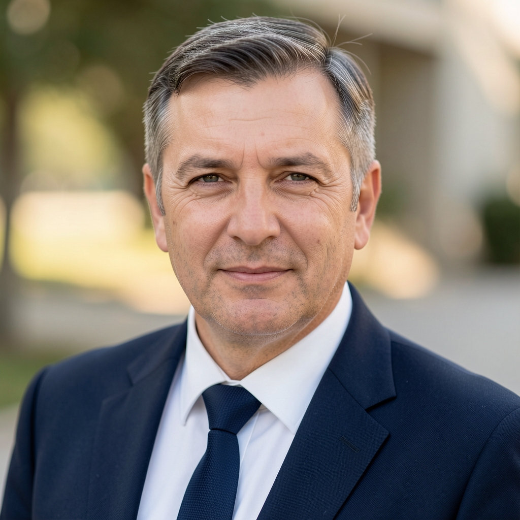 Prof. dr. Zoran Matić, politolog, srednja dob, naočale, profesionalna fotografija u uredu